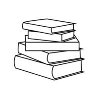 böcker ikon vektor. bibliotek illustration tecken. arkiv symbol. läroböcker logotyp. vektor
