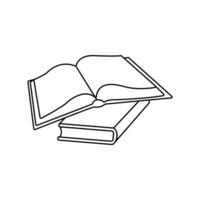 Bücher Symbol Vektor. Bibliothek Illustration unterzeichnen. Archiv Symbol. Lehrbücher Logo. vektor