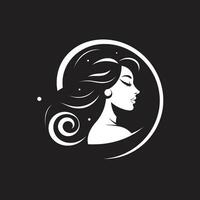 Championher Ermächtigung Vektor Logo Galerie ihre reise emblematisch Frau Symbol einstellen