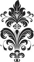 Luxus Blumen- Akzent Vektor Logo stilvoll Botanicals Dekor Element Symbol