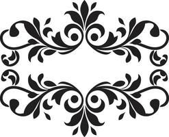kunglig dekorativ symmetri dekorativ emblem ikon luxe utsmyckade prydnader logotyp ikon vektor