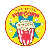 Popcorn Banner Illustration vektor