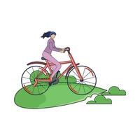 spielen Fahrrad Illustration vektor