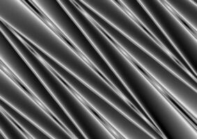 dunkel grau Neon- glatt glänzend Streifen abstrakt Hintergrund vektor