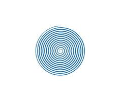cirkel, helix, skrolla, spiral ikon. vektor illustration.