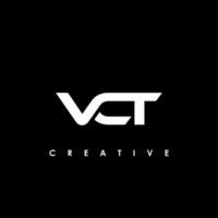 vct Brief Initiale Logo Design Vorlage Vektor Illustration