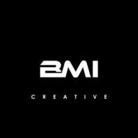 bmi Brief Initiale Logo Design Vorlage Vektor Illustration