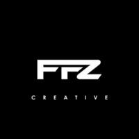 ffz Brief Initiale Logo Design Vorlage Vektor Illustration
