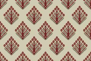 ikat stam- indisk sömlös mönster. etnisk aztec tyg matta mandala prydnad inföding boho sparre textil.geometrisk afrikansk amerikan orientalisk traditionella vektor illustrationer. broderi stil