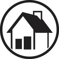architektonisch Bungalow Eleganz Logo Vektor Design futuristisch Wohnung Emblem modern Haus Symbol
