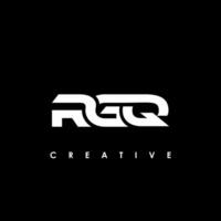 rgq Brief Initiale Logo Design Vorlage Vektor Illustration