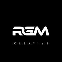 rgm Brief Initiale Logo Design Vorlage Vektor Illustration