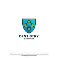 dental hälsa logotyp design. tandläkare, tandvård logotyp mall. vektor