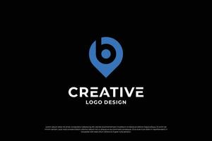 Brief b Logo Design Vorlage. kreativ Initiale Briefe b Logo Symbol. vektor