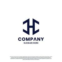 kreativ Initiale h Logo Design Monogramm zum Ihre Geschäft vektor