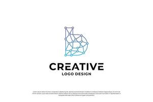 Brief b Logo Design Vorlage. kreativ Initiale Briefe b Logo Symbol. vektor