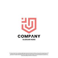 Initiale Brief j Monogramm Logo Design Inspiration vektor