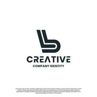 Monogramm Brief b Logo Design kreativ. Initialen zum Ihre Unternehmen Identität. vektor