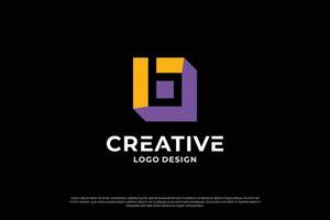 Brief b Logo Design Vorlage. kreativ Initiale Briefe b Logo Symbol. vektor
