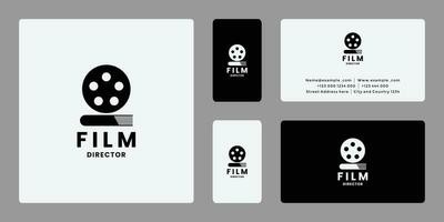 filma direktör logotyp design aning vektor