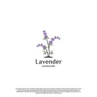 Lavendel Logo Design zum Ihre Geschäft vektor