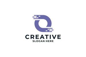 kreativ Brief Ö Logo Design Kombination mit abstrakt Konzept. vektor