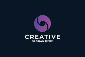 abstrakt Brief Ö Logo Design kombinieren mit kreativ Konzept. vektor