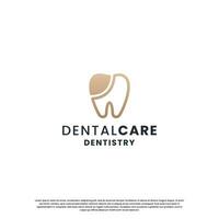 Dental Gesundheit Logo Design. Zahnarzt, Zahnheilkunde Logo Vorlage. vektor