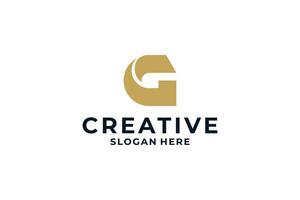 kreativ Brief G Logo Design modern Konzept. vektor