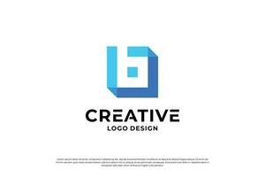 Brief b Logo Design Vorlage. kreativ Initiale Briefe b Logo Symbol. vektor