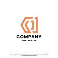 kreativ Monogramm Brief c Logo Design zum Ihre Geschäft vektor