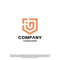 Initiale Brief j G Monogramm Logo Design Inspiration vektor