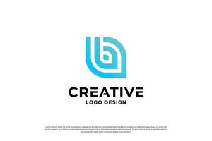 Brief b Logo Design Vorlage. kreativ Initiale Briefe b Logo Symbol. vektor