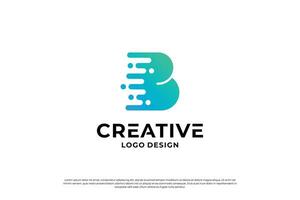 Brief b Logo Design Vorlage. kreativ Initiale Briefe b Logo Symbol. vektor