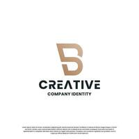 Initialen Brief b Logo Design Inspiration vektor