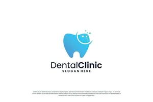 Dental Gesundheit Logo Design, Zahnarzt, Dental Klinik, Dental Behandlung Logo Konzept. vektor