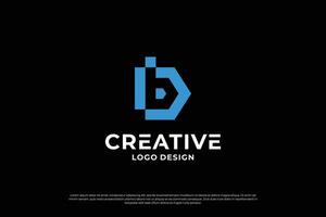 Brief b Logo Design Vorlage. kreativ Initiale Briefe b Logo Symbol. vektor