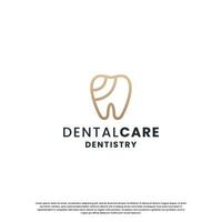 dental hälsa logotyp design. tandläkare, tandvård logotyp mall. vektor