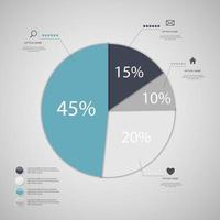 Infografik-Vorlagen für Business-Vektor-Illustration. eps10 vektor