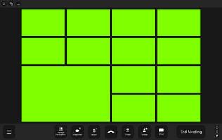 video konferens användare gränssnitt. video ring upp fönster täcka över vektor