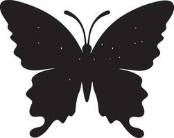 svart fjäril silhuett illustration vektor