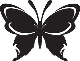 schwarz Schmetterling Silhouette Illustration Vektor