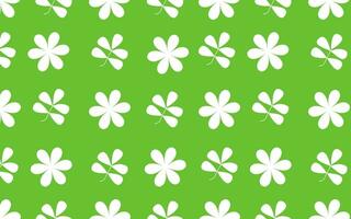 Frühling Vektor nahtlos Muster mit Weiß Blumen auf ein Grün Hintergrund. Hintergrund zum Karte, Einladung, Stoff, Glückwunsch und Banner.