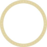 vektor runda gyllene klassisk ram. grekisk slingra sig. mönster av grekland och gammal rom. cirkel europeisk gräns