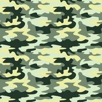 vektor sömlös mönster av militär kamouflage. textur för design och skriva ut. armén skog Dölj. kaki grön gul för soldater eller jakt