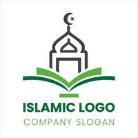 islamic logotyp design för företag vektor