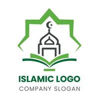 islamic logotyp design för företag vektor