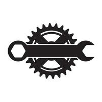 Reparatur Geschäft oder Automobil Symbol Vektor Illustration Symbol Design
