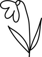 hand dragen vår, spara de datum, kort, minimal dragen blommig botanisk linje konst buketter vår, trendig element av vild och trädgård växter, grenar, löv, blommor, örter. vektor illustration