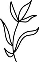 hand dragen vår, spara de datum, kort, minimal dragen blommig botanisk linje konst buketter vår, trendig element av vild och trädgård växter, grenar, löv, blommor, örter. vektor illustration